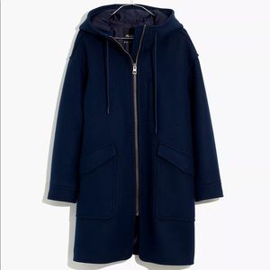 Madewell Lynnford Coat in Insuluxe, Deep Navy